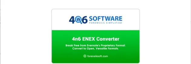 4n6 ENEX Converter screenshot