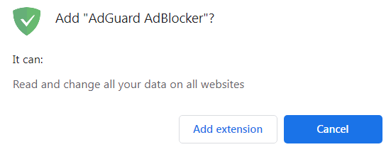 Adguard for Chrome screenshot