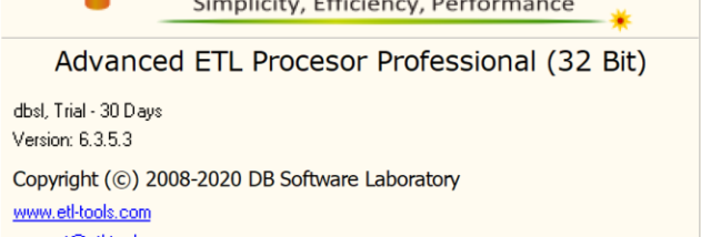 Advanced ETL Processor Professional screenshot