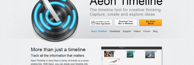 Aeon Timeline screenshot