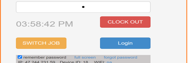 AppTimeClock screenshot