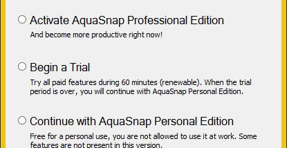 AquaSnap screenshot