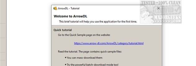 ArrowDL (formerly DownZemAll!) screenshot