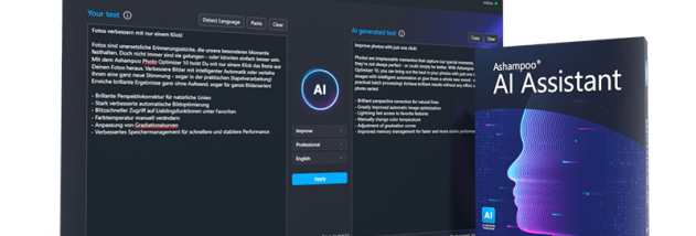 Ashampoo AI Assistant screenshot