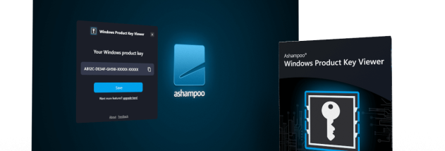 Ashampoo Windows Product Key Viewer screenshot