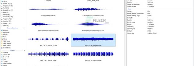 Audio File Browser screenshot