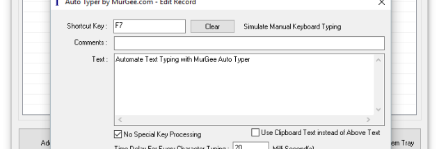 Auto Typer screenshot