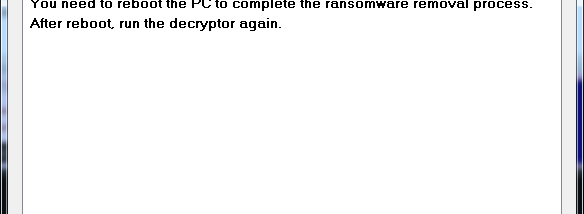 Avast Decryption Tool for EncrypTile Ransomware screenshot