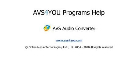 AVS Audio Converter screenshot