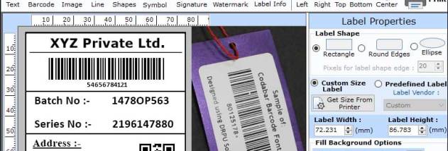 Barcode Generator Program screenshot