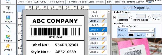 Barcodes for Post Office screenshot