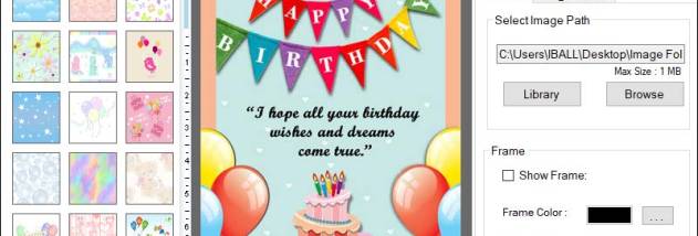 Birthday Cards Maker screenshot