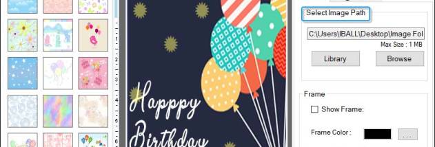 Birthday Greeting Cards Maker screenshot