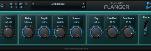 Blue Cat&#039;s Flanger screenshot