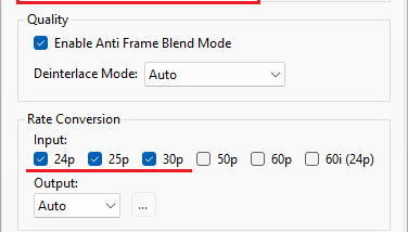 Bluesky Frame Rate Converter screenshot