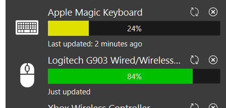 Bluetooth Battery Monitor screenshot