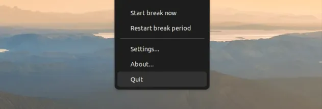 BreakTimer screenshot