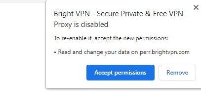 Bright VPN screenshot