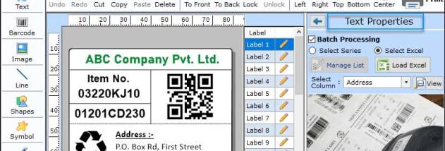 Business Barcode Software screenshot