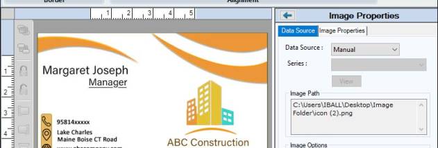 Business Card Maker Software screenshot