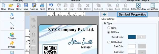 Business Cards Designer screenshot