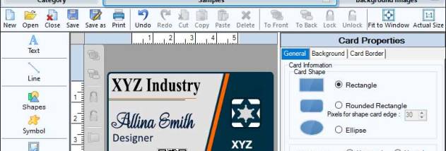Business Cards Maker Software screenshot