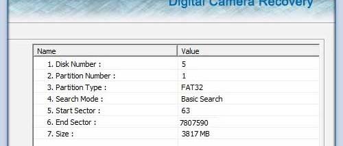Camera Card Recovery screenshot