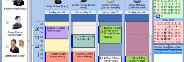 Church Scheduler screenshot