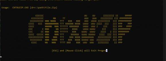 cntxuzip screenshot