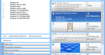Comfort Clipboard Pro screenshot