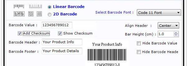 Courier Post Mailer Barcode Maker screenshot