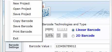 Create 2D Barcode Labels screenshot