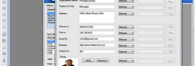 Create ID Cards Software screenshot