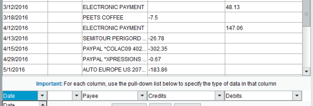 CSV2QIF Converter screenshot