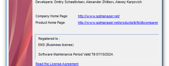 Database Comparer for InterBase and Firebird screenshot