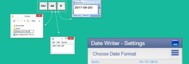 Date Writer screenshot