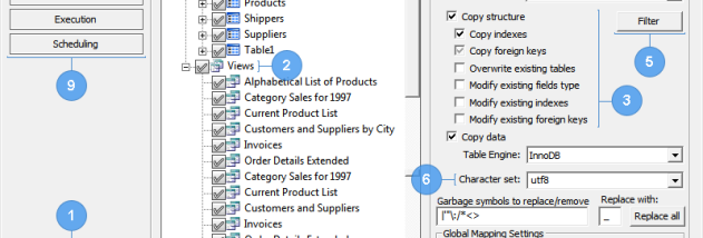 DBConvert for Firebird and MS SQL screenshot