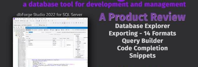 dbForge Studio for SQL Server Enterprise screenshot