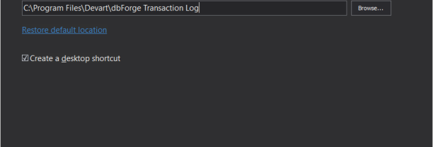 dbForge Transaction Log screenshot