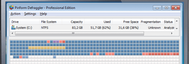 Defraggler screenshot