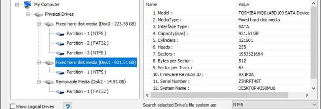 Deleted Hard Drive File Recovery Tool screenshot