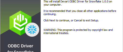 Snowflake ODBC Driver by Devart screenshot