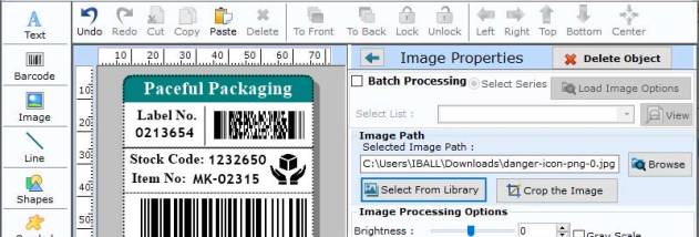 Distribution Industry Barcode Labels screenshot