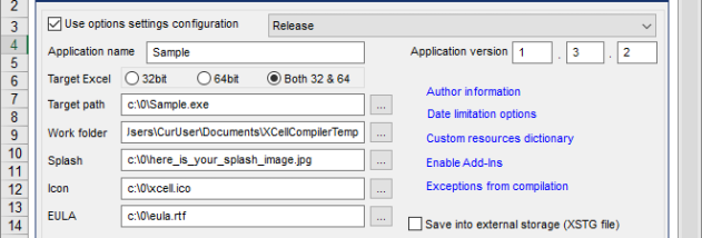 DoneEx XCell Compiler screenshot