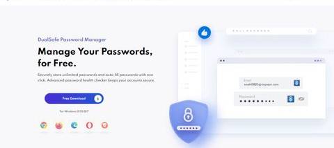 DualSafe Password Manager for Chrome screenshot