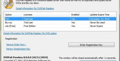 DVDFab Passkey for DVD screenshot