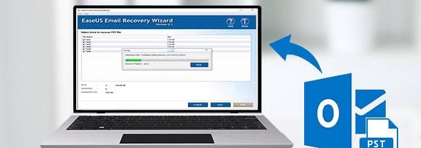 EaseUS Email Recovery Wizard screenshot