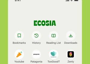 Ecosia screenshot