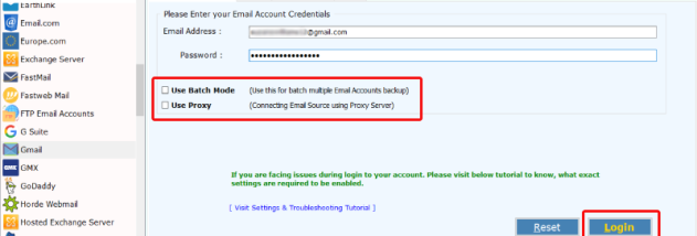 Email Extractor Wizard screenshot