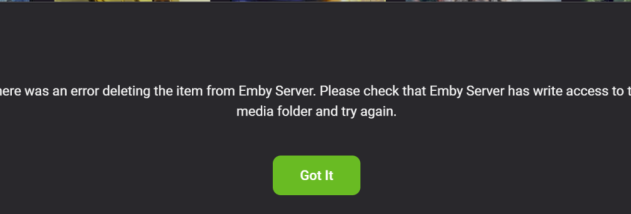 Emby Server screenshot